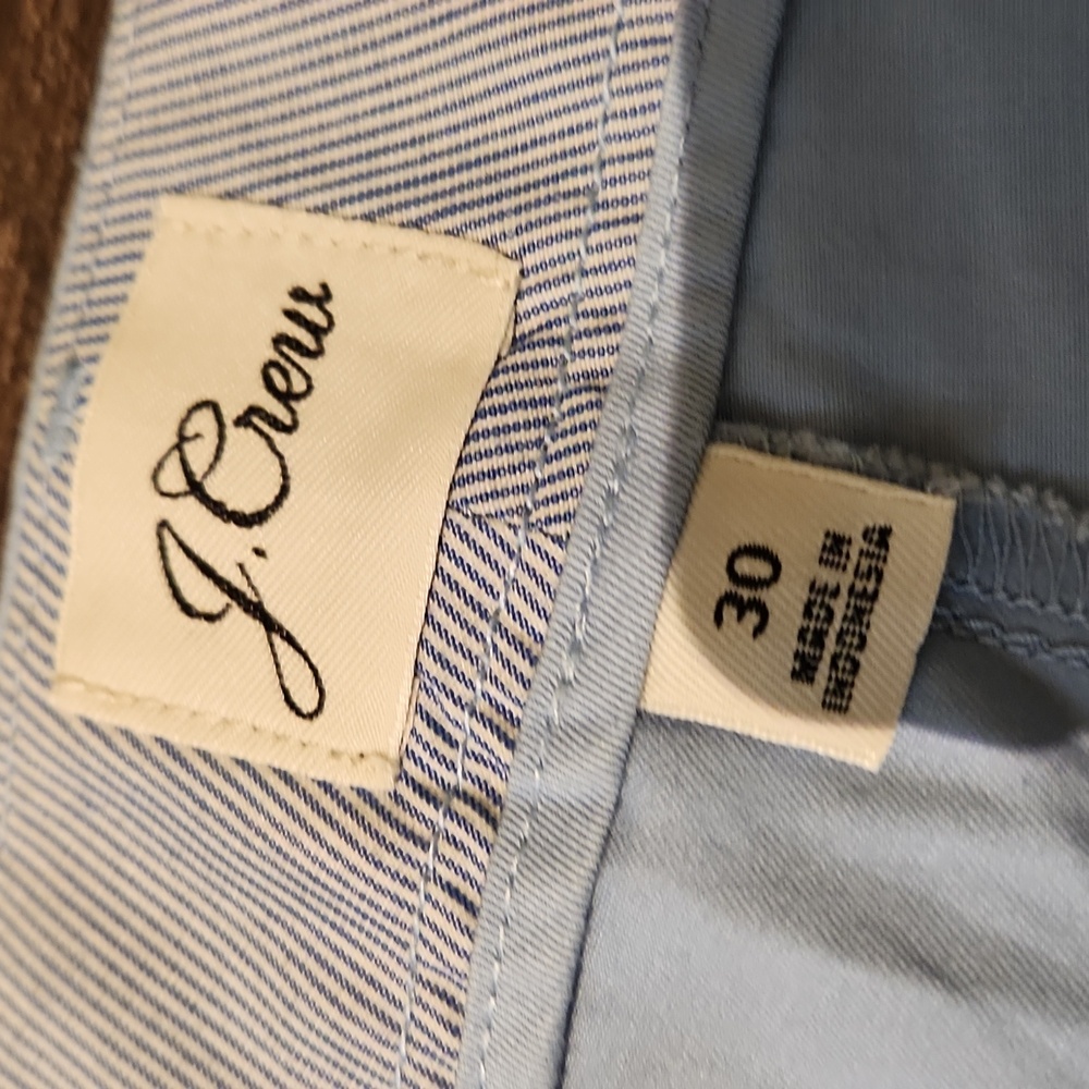 ❤️ J CREW SLIM BOYFRIEND CHINO PANTS, BLUE, 10 (30) - Picture 5 of 10